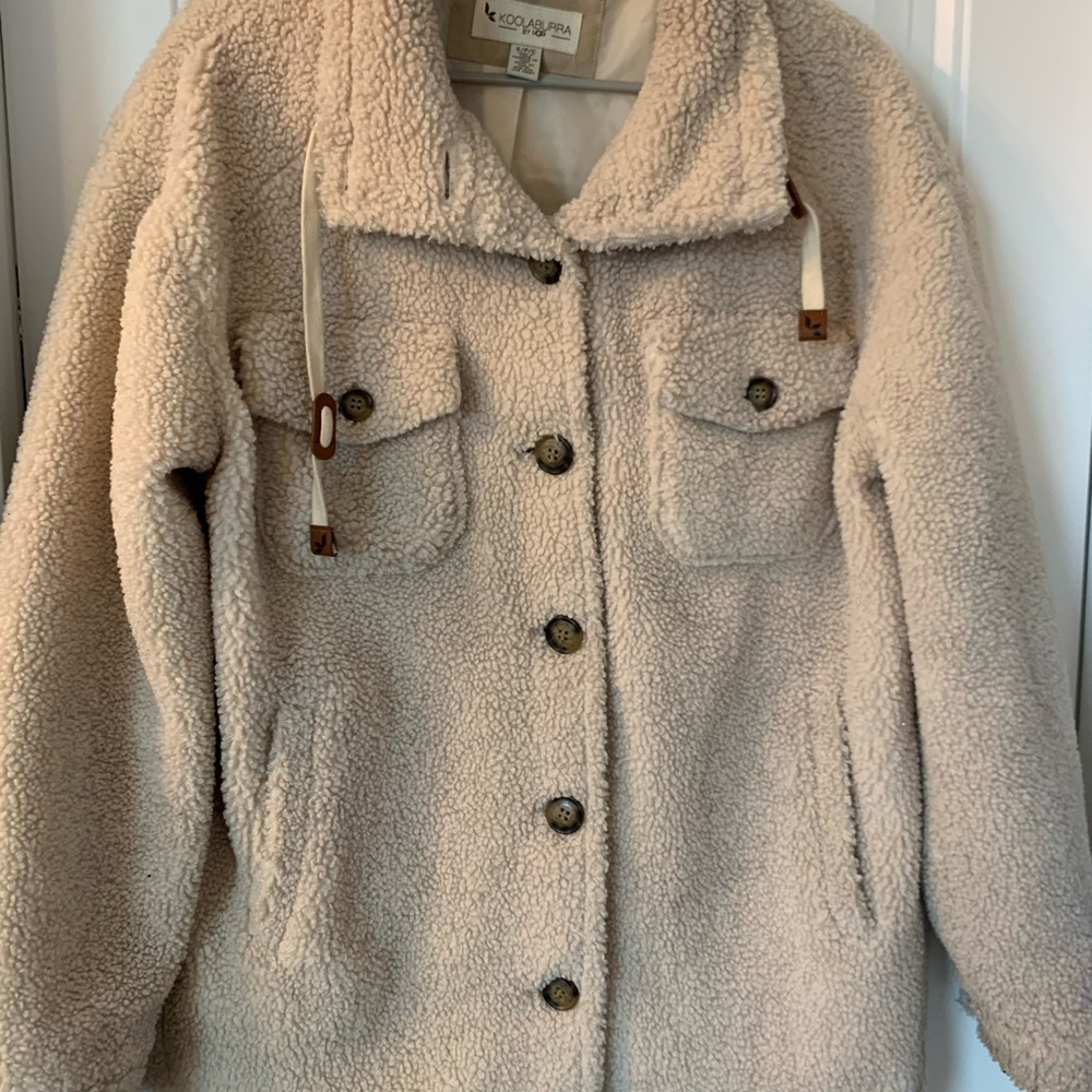 Koolaburra by UGG Women's Cream Sherpa Jacket